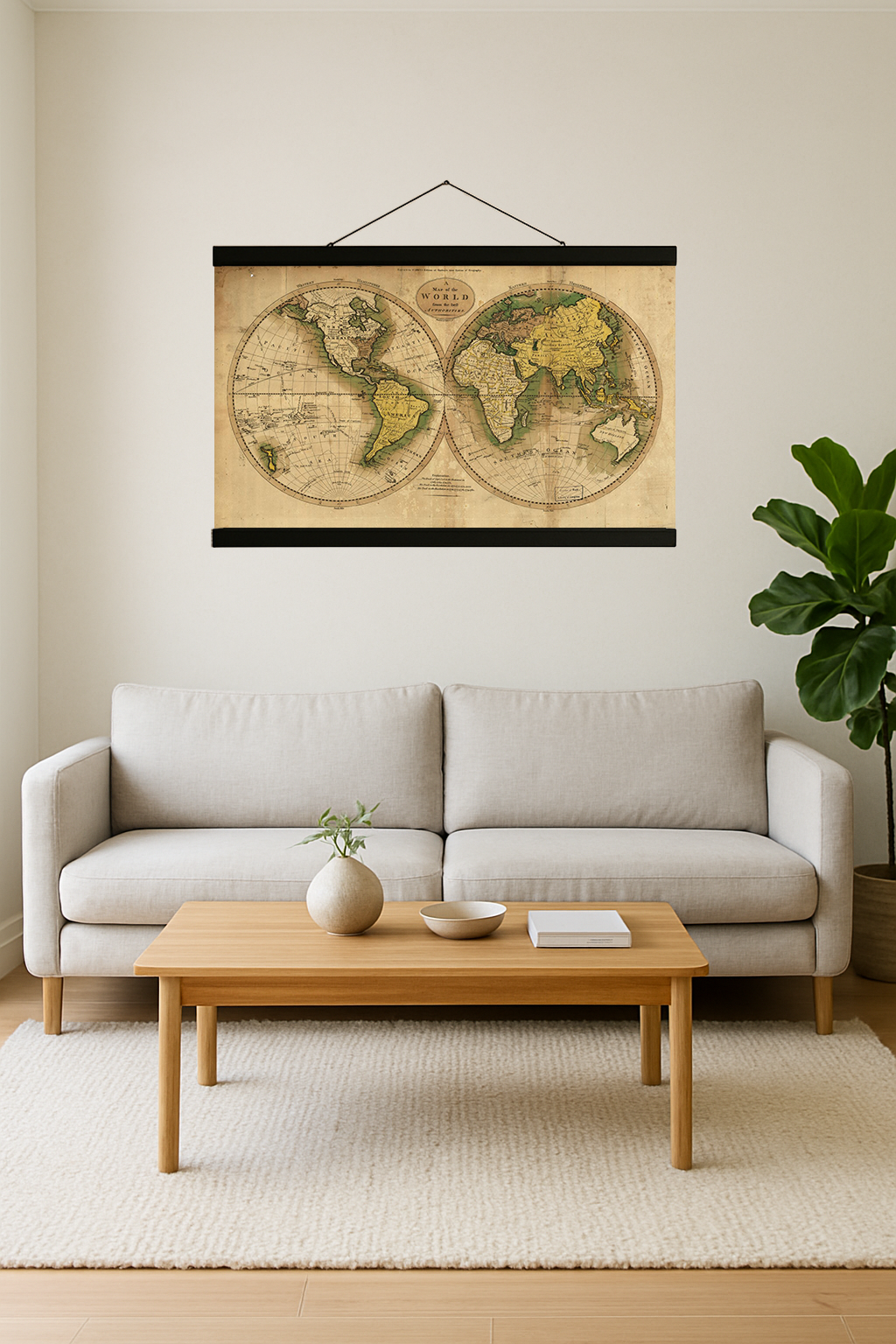1795 World Map (From the Best Authorities)