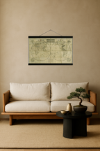 1816 World Map (Japanese Hemispheres, Kyoto-Centered Inset)