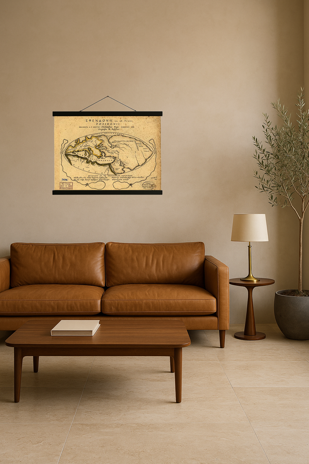 80 BC World Map (Ancient Greece)