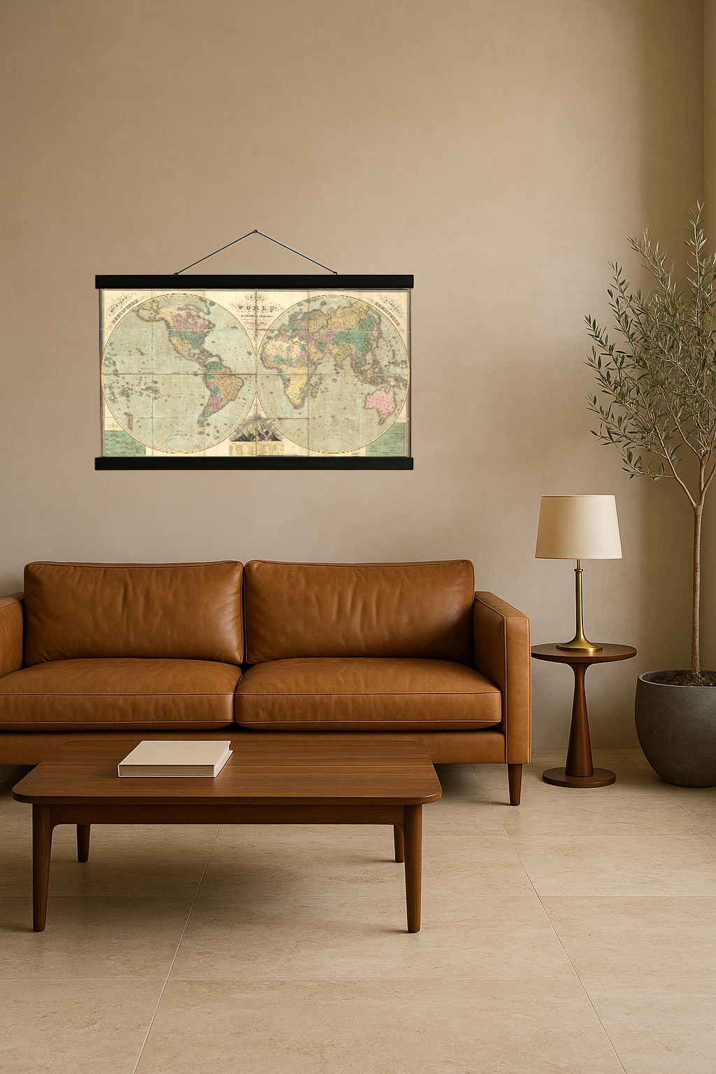 1826 World Map (Globular Projection)