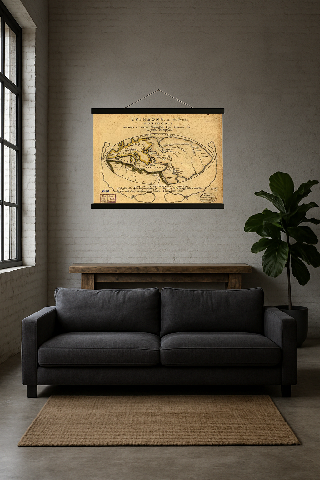 80 BC World Map (Ancient Greece)