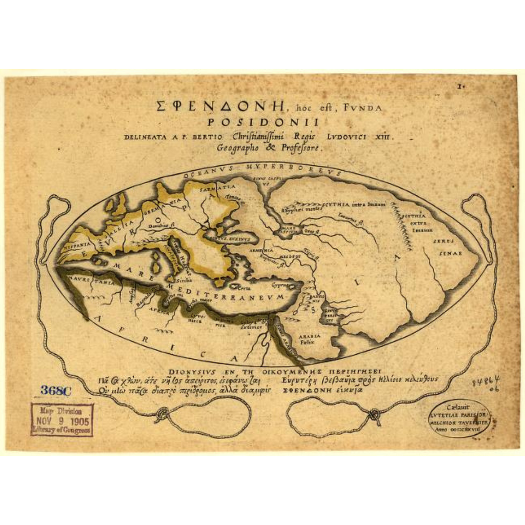 80 BC World Map (Ancient Greece)