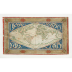 1570 World Map (Sinusoidal Projection, Path of the Winds)