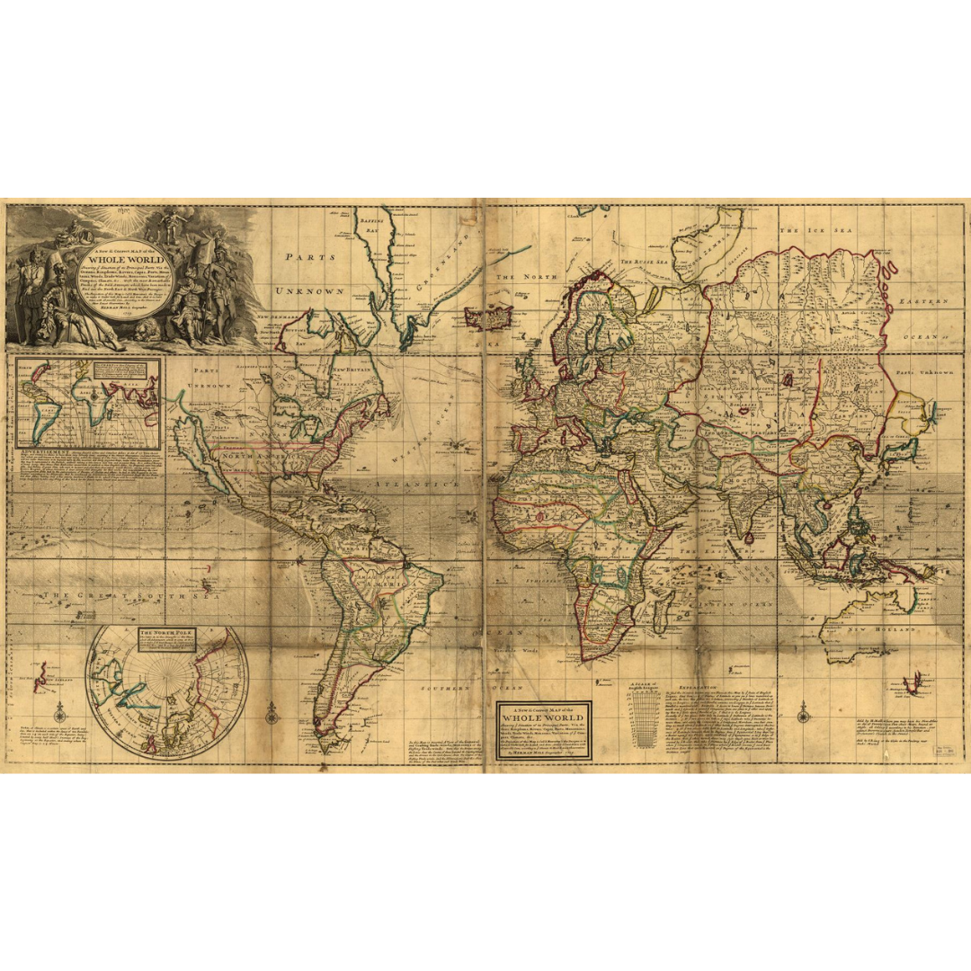 1719 World Map (London Edition)